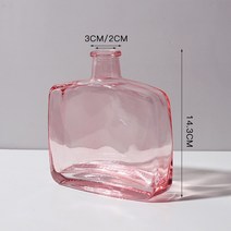 파티룸 렌탈스튜디오 꽃병 INS Nordic Colored Glass Vase Flower arrangement hydroponics ball glass art flower war, [06] 파란
