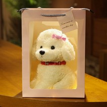푸들인형 너무귀여운 조카선물 애착인형 강아지인형, 라지 사이즈 28cm 색상 비고cm