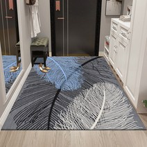주방매트특대 다용도 부엌 PVC 싱크대 발매트 방수 인테리어 욕실 양면 현관 두꺼운 발판, 강아지풀
