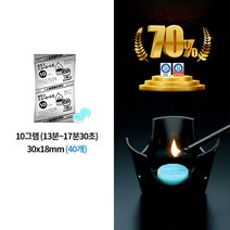 카엔 프리미엄 고체연료 미니화로 연료 6size, 2. 카엔 10g 1봉지(40개입)