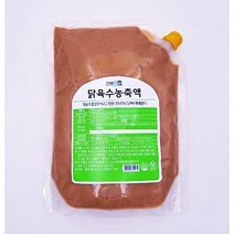 [간편한식] 국내산 닭육수 농축액 60인분, 1kg