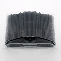 자바라 빨대 검정 25cm 500개, 1개