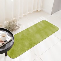 롤리팝 특대형 주방매트, 라임그린