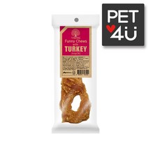 더내추럴 강아지 치석제거껌 퍼니츄 터키츄 스트립 M(36g) 칠면조 힘줄 개껌 치석제거 영양 강아지간식