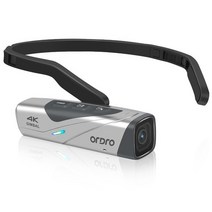ORDRO EP8 4K초고화질 헤드 마운트 모션카메라 오토바이/자전거 블랙박스 스포츠카메라, EP8-128G(은색)
