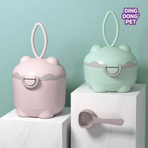 딩동펫 강아지 루엔 미니미 휴대용 사료보관함, 루엔 미니미 사료보관통 소형 민트
