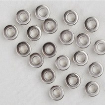 왁스타블렛 고체타블렛 chuangge 20pcs 단추 구멍 촛불 diy 용품 수제 아로마, 1실버 20개