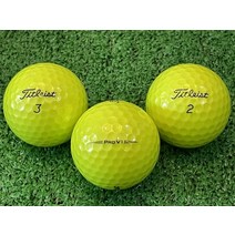 【S랭크 로스트볼】 Titleist(타이트 리스트) 2019 PRO V1 옐로우 1다스(12구) ［S0007］