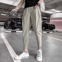 2022 새로운 캐주얼 바지 여름 얇은