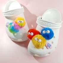 폼폼이 파츠 모음 입체 악세사리 실내화 슬리퍼 뱃지 신발 장식 크록스 꾸미기