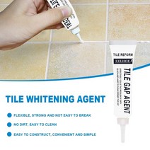whitener tile grout crack sealer floor repair reform 방수 mouldproof gapfilling wall toilet gap gaulk, 쇼로 1pcs, 25g