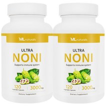 마이라이프 내추럴스 노니 3000mg, 120정, 2병