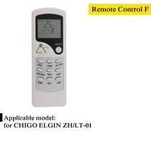 삼성 호환/파나소닉/후지쯔 Toshiba/CHIGO ELGIN 용 범용 에어컨 리모콘 대체, 07 Remote Control F