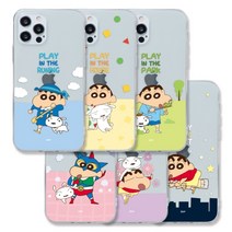 아이폰7+/8+ 코쿼드 짱구는못말려 플레이 클리어케이스