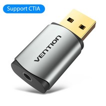 블루투스앰프 프리앰프 파워앰프 Vention USB 사운드 카드 외부 USB 오디오 인터페이스 사운드 카드 어댑터, 03 CDNH0