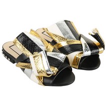 넘버21 N21 뱀피 플랫 뮬 N218E8794 0007A016