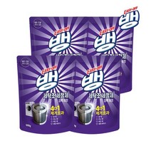 [KT알파쇼핑]이지오프뱅 세탁조 세정제 500g x4개 세탁조 클리너 세탁기 통세척