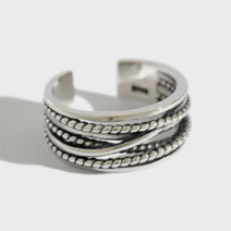 [GOATRING] Twist string resizeable ring
