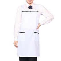 DAE14 급식 배식 제과제빵 깔끔한 흰 위생 앞치마, DAE14 흰색