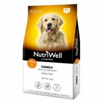 뉴트리웰 대용량 사료 15kg 뉴트리웰 맥스 뉴트리웰 패밀리, 맥스 15kg, 1