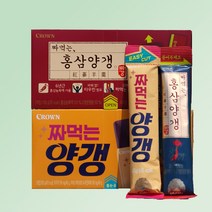 크라운 스포츠 짜먹는 양갱 마라톤 등산 자전거 파워젤 에너지젤, 홍삼 양갱 (30g) - 1개