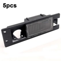 무선후방카메라 자동차 네비 화물차 후방 카메라 YIFOUM-자동차 후면보기 브래킷 번호판 조명 Opel 콤보 D Ampera Astra J GTC K 5D 해치 뷰익 velit, 5 Pieces