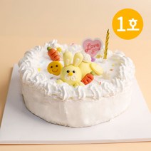 토끼 케이크 만들기 세트 1호 쌀이랑놀자 DIY 키트, 흑토끼, 1개