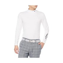 119456 Callaway C22932100 남성용 긴팔 하이넥 셔츠 연속제품 흡한속건 UPF 50 골프이너