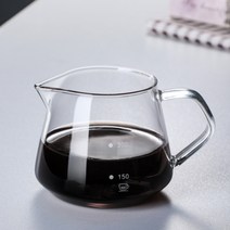 [로하티] 내열유리 핸드드립 커피서버(300ml) 가정용 업소용 도매 추천, 제목색상또는랜덤