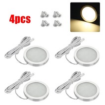 RV부품 4pcs 인테리어 조명 보트 캠핑 트레일러 조명 led 스포트 라이트 밴 캠퍼 캐러밴 조명 캠핑카 12v led 조명 캠핑, 4000k 내츄럴 화이트