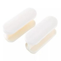 샷시손잡이 자체 접착 직사각형 유리 문 및 창 슬라이딩 도어 푸시 풀 펀치 없는 캐비닛 가구 손잡이 2 개, [01] white, 2개