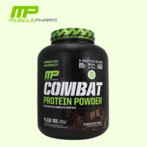 컴뱃 프로틴 파우더 머슬팜 1.82kg Combat 단백질 보충제 MP 파우더, 바닐라, 1개