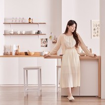 [방문설치] 크라운퍼니쳐 모던 수납 홈바 아일랜드식탁 2colors 1200 1400 1600, 화이트, 모던 수납 홈바 아일랜드식탁 1400