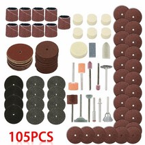 삼각샌딩기 전동드릴 파워 바닥 무선 사각 원형 충전 미니 벨트 샌딩기 샌더 사포 105pcs 전기 드릴 그라인더 로타리 도구 액세서리 비트 연삭 샌딩 연마 디스크 휠 팁 커터, 없음