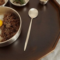 명성유기 방짜 루나 양식기 스푼, 상세페이지참조