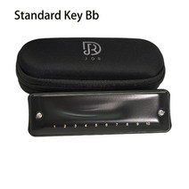 하모니카 jdr harmonica diatonic 10 hole blues harp resin comb mouth organ key c 황동 커버 인청동 reed ninja, 협력사, 표준 키 bb