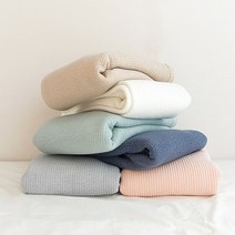 포근포근 목화솜 순면 60수 피그먼트 침대패드[고정밴드 선택], 6.인디고블루