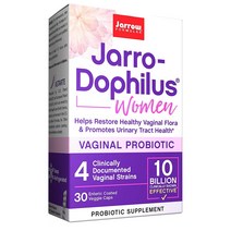 자로우포뮬러스 Jarrow Formulas Jarro-Dophilus Women Vaginal Probiotic 자로우 포뮬러스 자로 도필루스 프로바이틴 100억 30정 3개, 1개