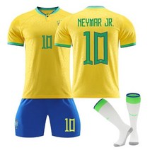 네이마르 유니폼 브라질 쿠티뉴 축구복 키즈 유소년 성인 (상의+하의+양말)