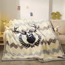 옛날 레트로 느낌 두꺼운밍크담요 극세사이불 집순이담요 차박