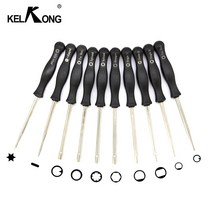 KELKONG 10Pcs 기화기 조정 도구 스크류 드라이버 일반 2 사이클 소형 엔진 에코 STIHL Poulan Husqvarna Ryobi 전기 톱, 01 tool10pcs