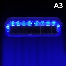 자동차 실내 인테리어 무드등 조명1PC 태양 LED 자동차 도난 경보 10 방지 경고 빛 진동 센서 오토바이 Ant, 03 A3
