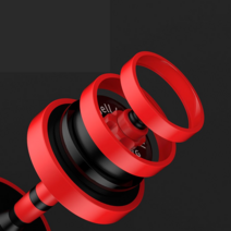 무게조절 덤벨 아령 홈트 홈짐 케틀벨 20kg 30kg 40kg, 레드  20kg