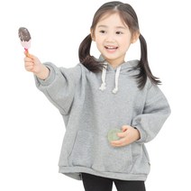 기모인싸후드티 유아동용 빡시 후드티 안감기모 면 100% 국내제작 까꿍놀이터