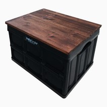 캠핑테이블 접이식 우드상판 코스트코, 03.원목상판-차콜브라운