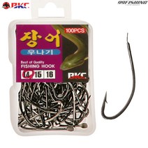 백경 장어 우나기 낚시바늘 100개입 BK-873 장어바늘