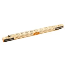 바코 - 자작나무 접이식 인치센치 목공용 자 1M WR1, 1개