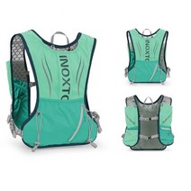트레일러닝조끼 등산준비물 베스트 5l 수화 배낭 남성 여성 야외 스포츠 가방 마라톤 물, 초록