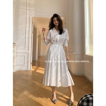 블라우스 셔츠원피스 봄 가을 데이트 하객룩 직장인 데일리