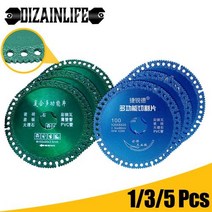 그라인더날 135Pcs 100mm 다기능 절단 톱 블레이드 12mm 다이아몬드 디스크 세라믹 타일 유리 앵글 그라인더, 100mm+20mm+1.2mm